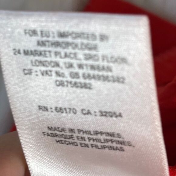 Anthropologie Orange Trouser Style Jeans Sz 2 - Picture 10 of 10